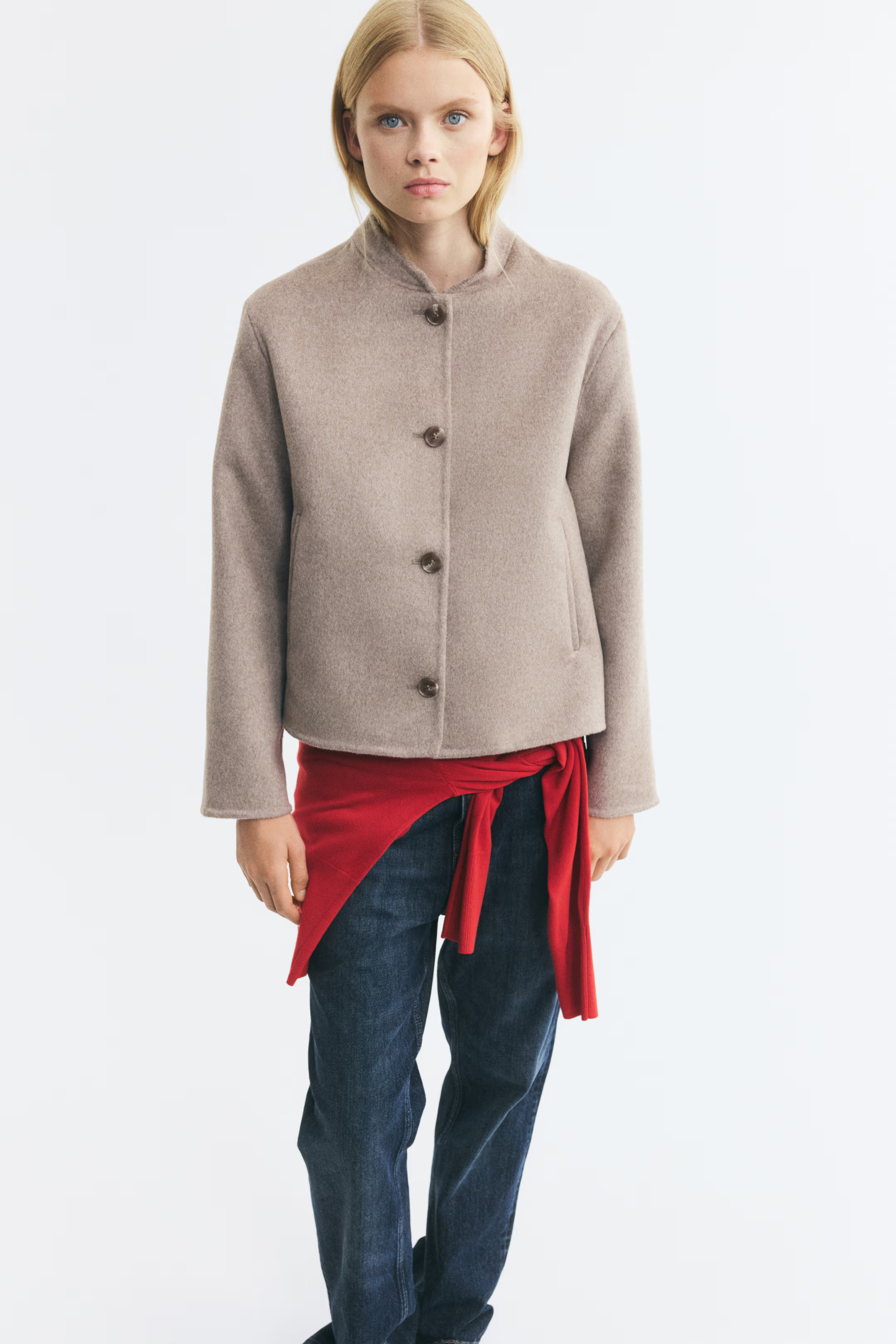 Handmade wool-blend jacket | H&M (UK, MY, IN, SG, PH, TW, HK)