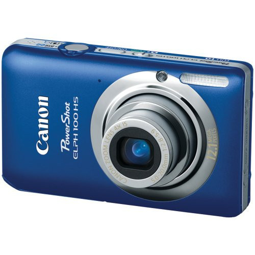 Canon PowerShot ELPH 100 HS 12.1 MP CMOS Digital Camera with 4X Optical Zoom (Blue) | Amazon (US)