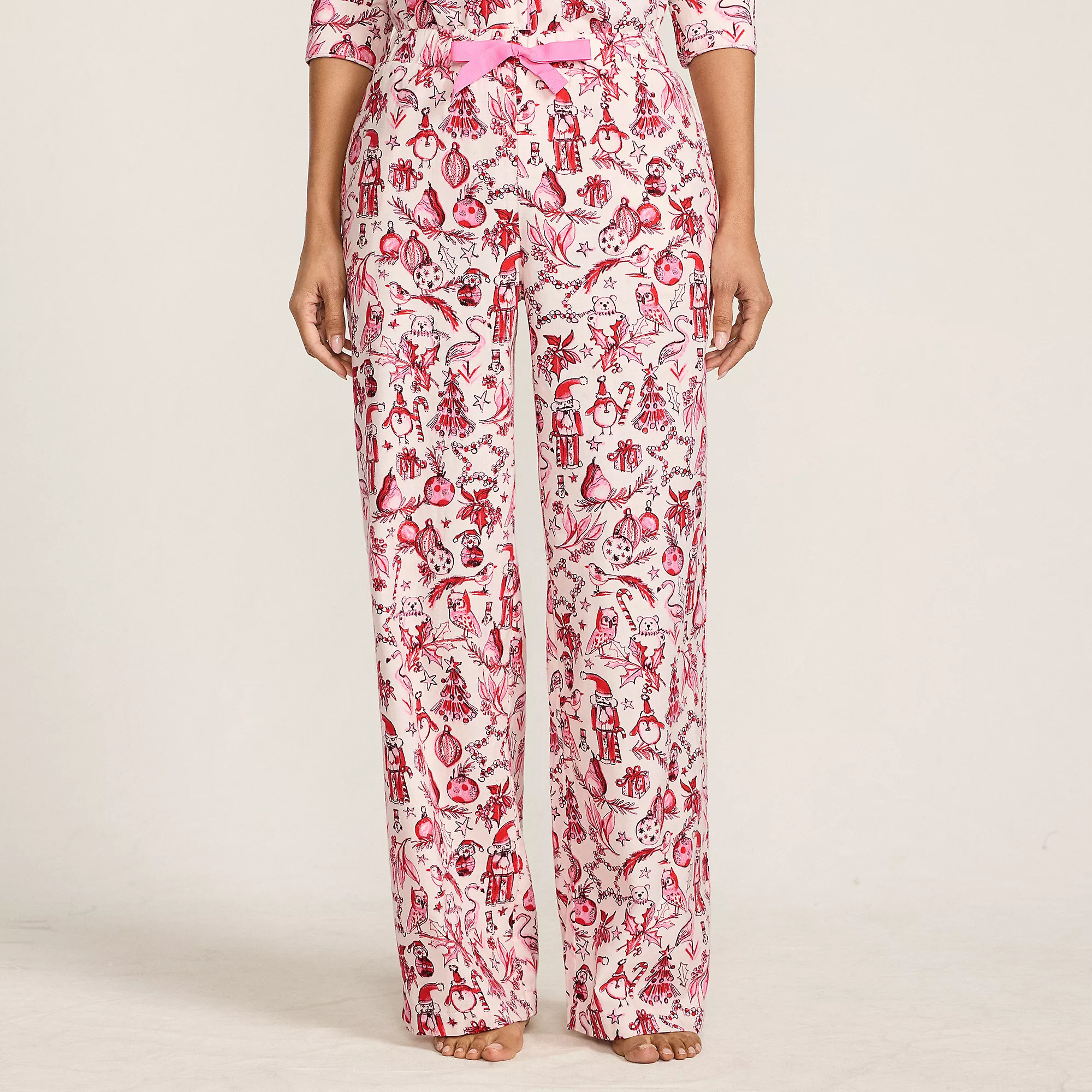 Women's Flannel Wide Leg Sleep Pants | Lands' End (US)