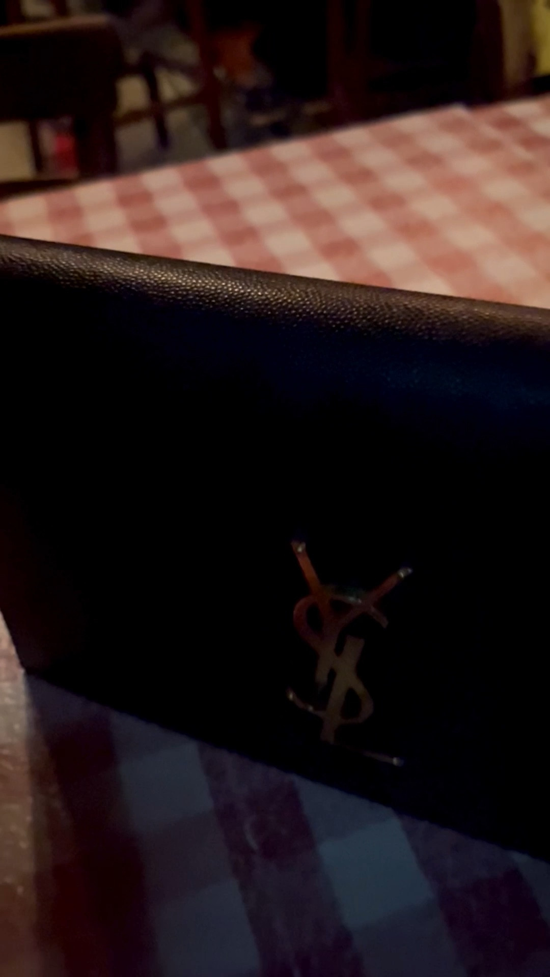 This is my go-to evening clutch. I love love love it. YSL grain de poudre. My wonderful husband bought this for me on a trip we made with our family to London. I think our first outing together was at the Chiltern Firehouse. It was a great night and I’ve treasured it ever since. Here we are at a dive bar in NYC. 

#LTKParties #LTKItBag #LTKStyleTip