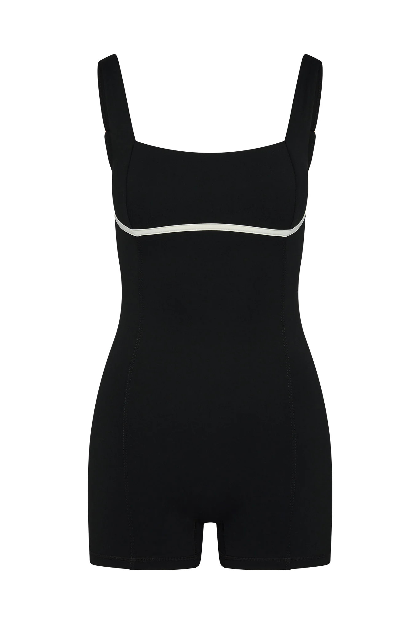 Zion Romper - Black/Ivory | Monday Swimwear