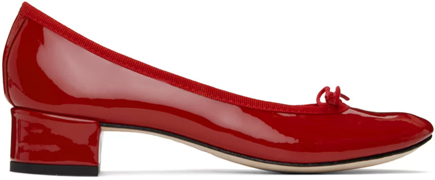 Red Camille Heels | SSENSE