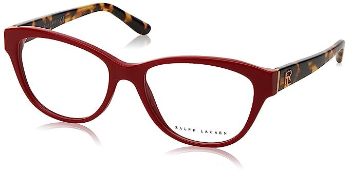 Ralph Lauren RL6145 Eyeglass Frames 5599-54 - Shiny Laque Red RL6145-5599-54 | Amazon (US)