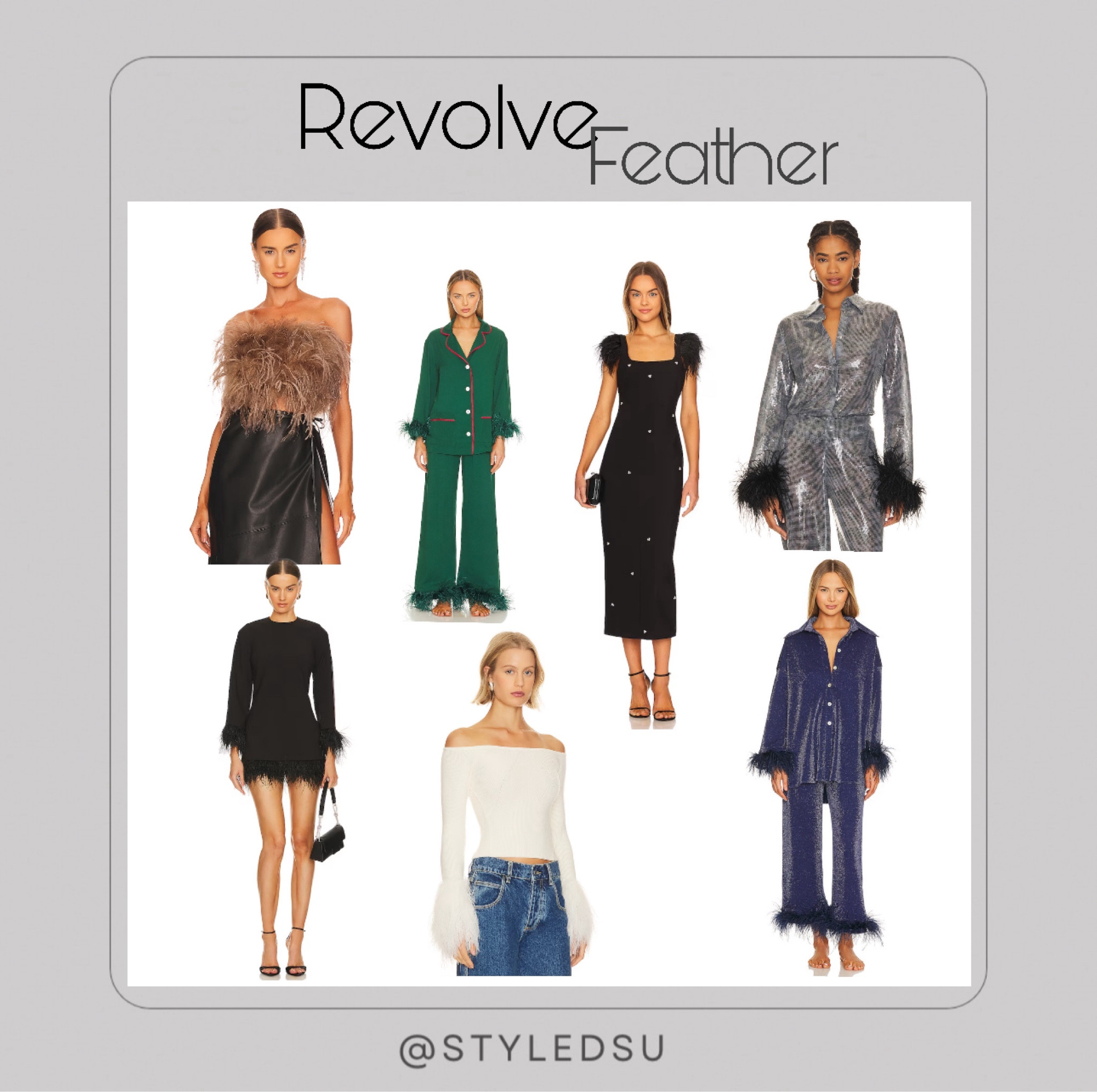 Feather tops. 
Feather dresses. 
Feather pjs. 
New year eve outfits. 
Revolve dresses. Revolve dresses. Revolve tops. Revolve pjs for Christmas. 
Christmas pjs. 

Revolve tops. 
Revolve sweaters . 
Long Sleeve Sweetheart Blouse in Black
Norma Kamali. 
Revolve knit tops. 
White off the shoulder knit tops. 
Neutral off the shoulder knit top.
Blue off the shoulder knit top. 
Black off the shoulder knit tops . 
ltk bump , ltk sale , ltk find , ltk baby, ltk curves, ltk family , ltk sale alert, ltk style tip , ltk under 100, ltk under 50 ,
Fall outfit inspo, fall style, fall fashion . 
outfit inspo, fashion inspo, content creator, basic style , style inspo , street style, fashion style, outfit inspo, parisian style, styling inspiration, 
capsule wardrobe, style inspo, fashion blogger, neutral colors, minimalist, minimal fashion, blazer, basic style , style inspo , street style, fashion style, outfit inspo, parisian style, styling inspiration, ootd. basic style , style inspo , street style, fashion style, outfit inspo, parisian style, styling inspiration, revolve. Revolve haul. 
Revolve 2023 . Revolve new year eve outfits.


#LTKHoliday #LTKSeasonal #LTKparties