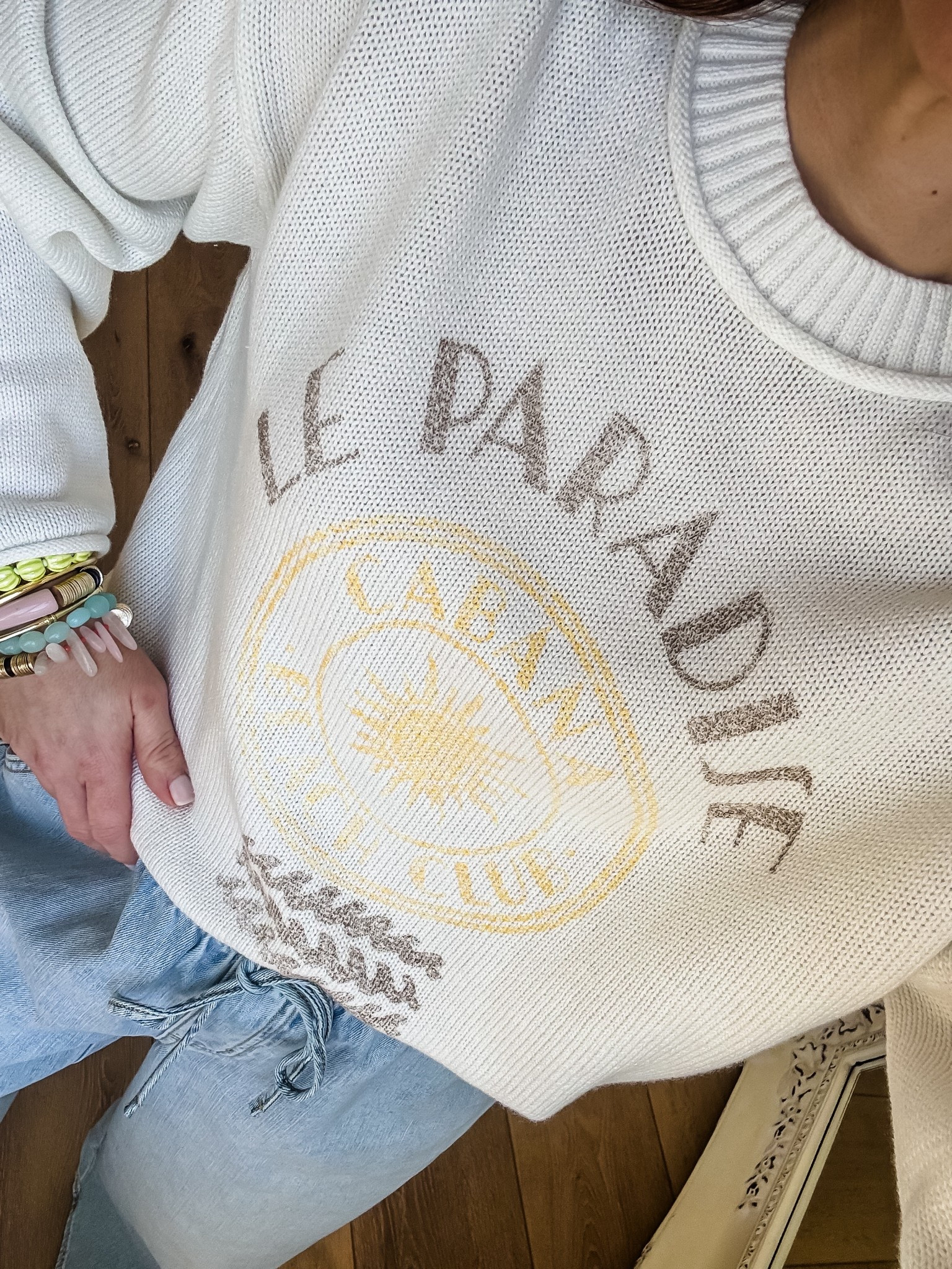 Small top. Jewelry code houseofleo20

#LTKOver40 #LTKSaleAlert