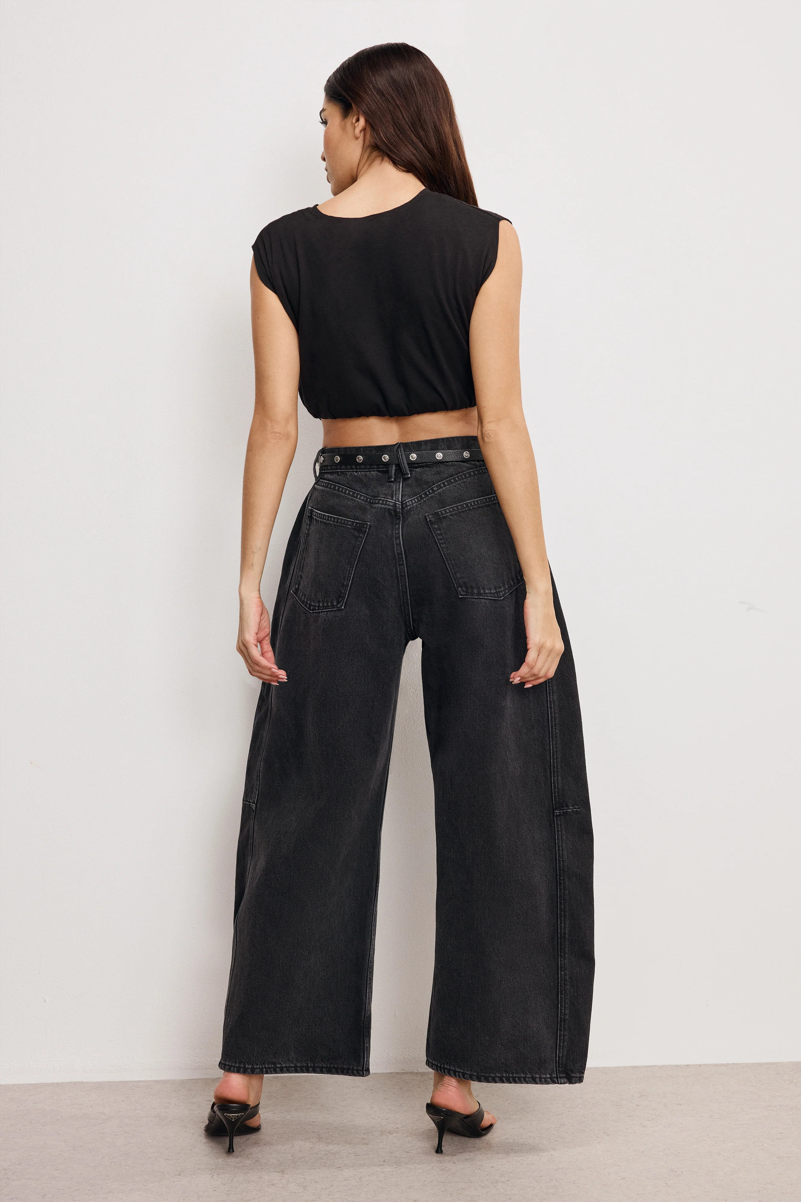 GOOD EXTREME BARREL JEANS | BLACK373 - GOOD AMERICAN | Good American