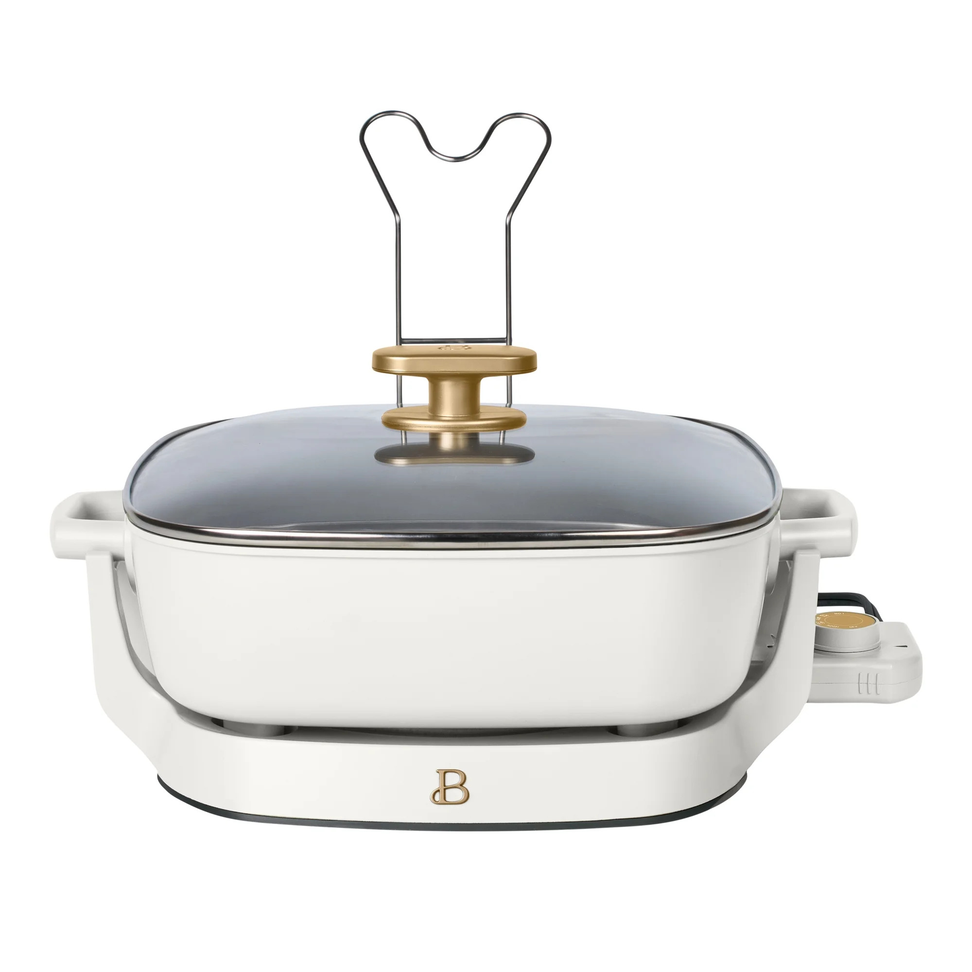Beautiful 5-in-1, 12" x 12" Detachable Electric Skillet with EverGood Ceramic Nonstick Coating, W... | Walmart (US)