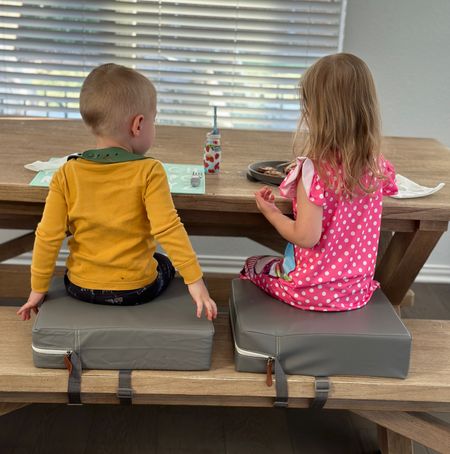 Amazon booster seat! This works on regular chairs and benches. Clean up is so easy too. Just bought our second one for Asher and we’ve had Blakely’s for over a year - holds up great

(Booster seat, kids, baby, toddler, registry, mom life, toddler, mealtime, kitchen table) 

#LTKbaby #LTKkids #LTKfamily