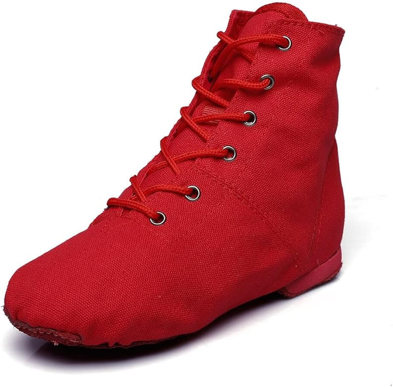 MSMAX Jazz Dance Shoes for Girls Lace-up Dancing Ballet Boots Sneakers for Boys | Amazon (US)