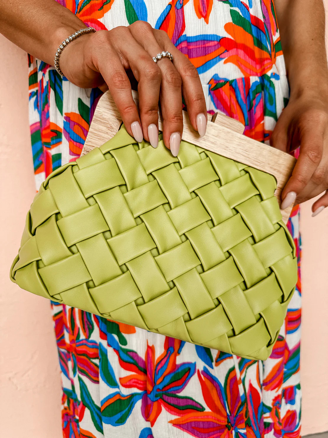 [Urban Expressions] Matilda Woven Clutch-Citron | Ruthie Grace