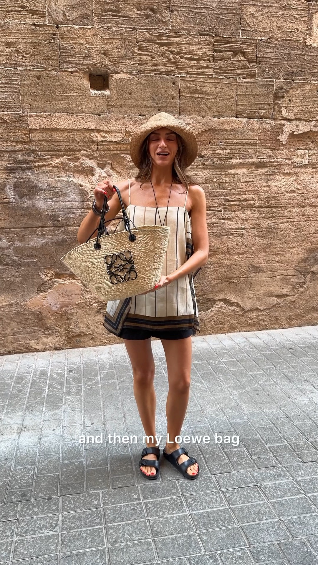 Holiday daytime outfit inspo
XS in the Massimo Dutti top
My exact shorts are older from UNIQLO but I’ve linked a near identical pair
Birkenstock Eva Arizona sandals
Loewe basket bag
Massimo Dutti pendant necklace
Aritzia hat

#LTKuk #LTKsummer