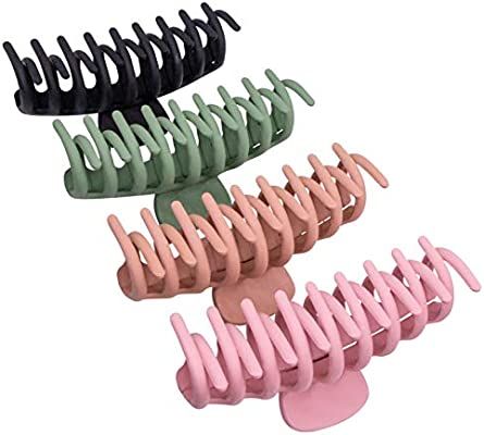 CASTELBELBO Hair Clips Big Hair Claw Clips Nonslip Large Claw Clip for Women and Girls Thin Hair,... | Amazon (US)