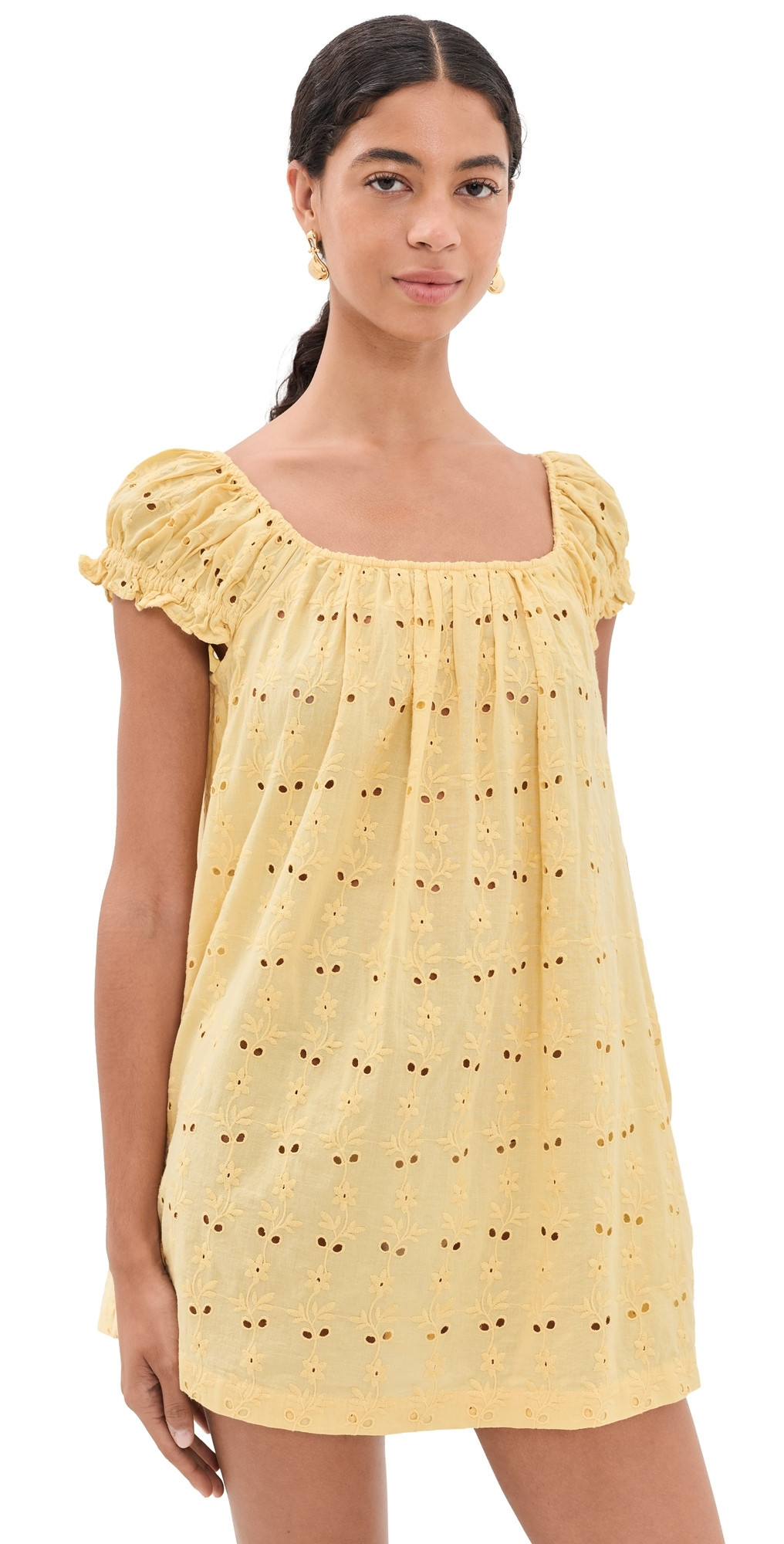 La Maregold Ophelia Mini Dress Dandelion Yellow S | Shopbop