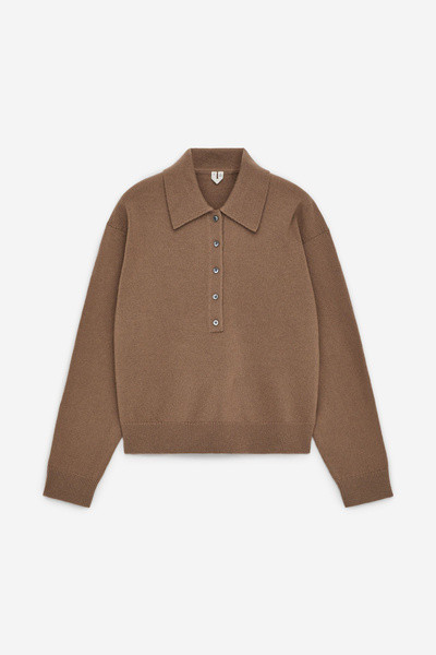 Polopullover aus Wolle – Braun – Women – ARKET AT | Arket EU