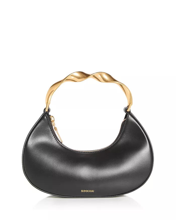 SIMKHAI Nixi Twist Leather Top Handle Bag Handbags - Bloomingdale's | Bloomingdale's (US)