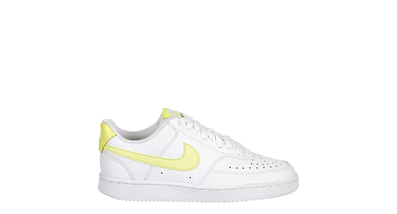 WHITE NIKE Womens Court Vision Low Sneaker | Rack Room Shoes
