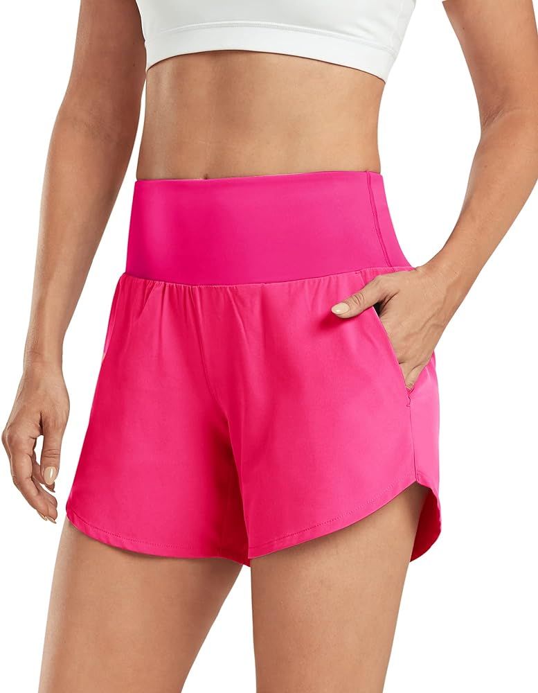 G4Free Athletic Shorts for Women Lightweight Running Shorts with Pockets 5" Quick Dry Workout Sho... | Amazon (US)