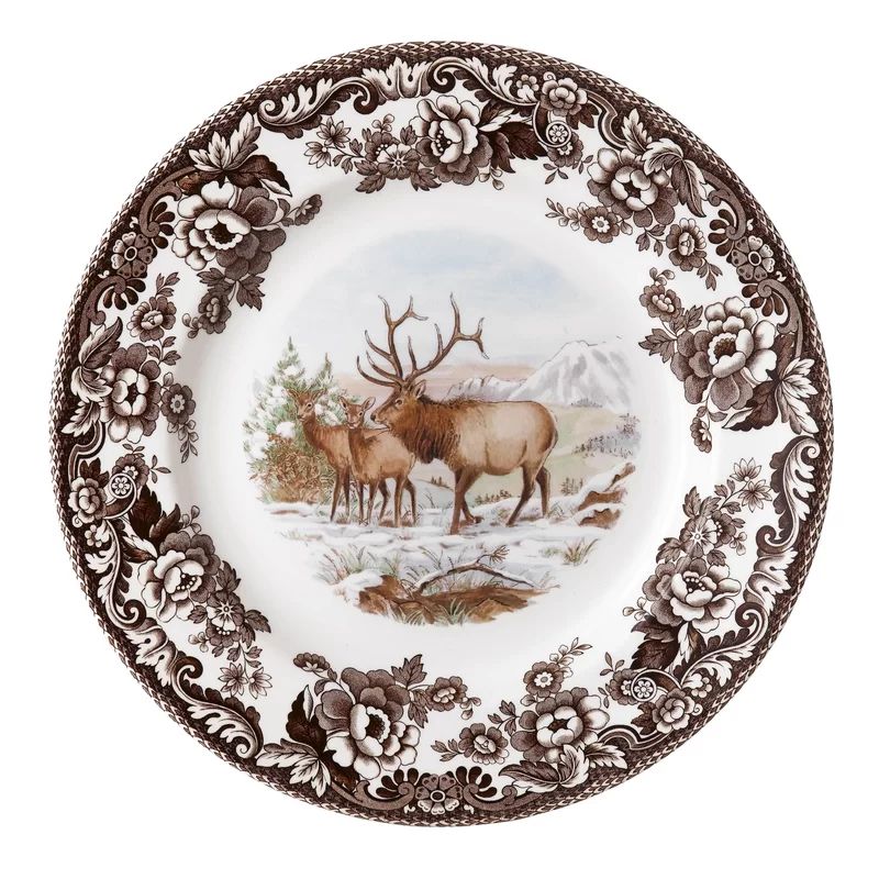 Woodland 10.5" Bone China Dinner Plate | Wayfair North America