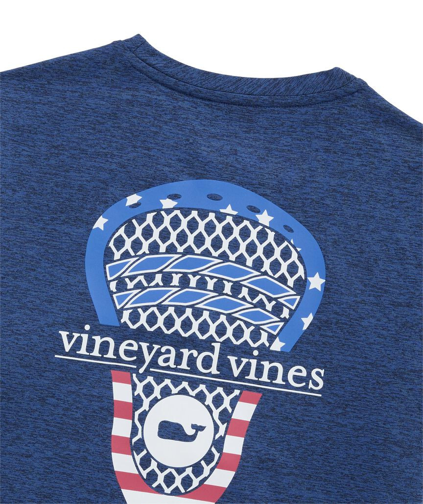 OUTLET Boys' USA Lacrosse Stick Short-Sleeve Performance Tee | vineyard vines