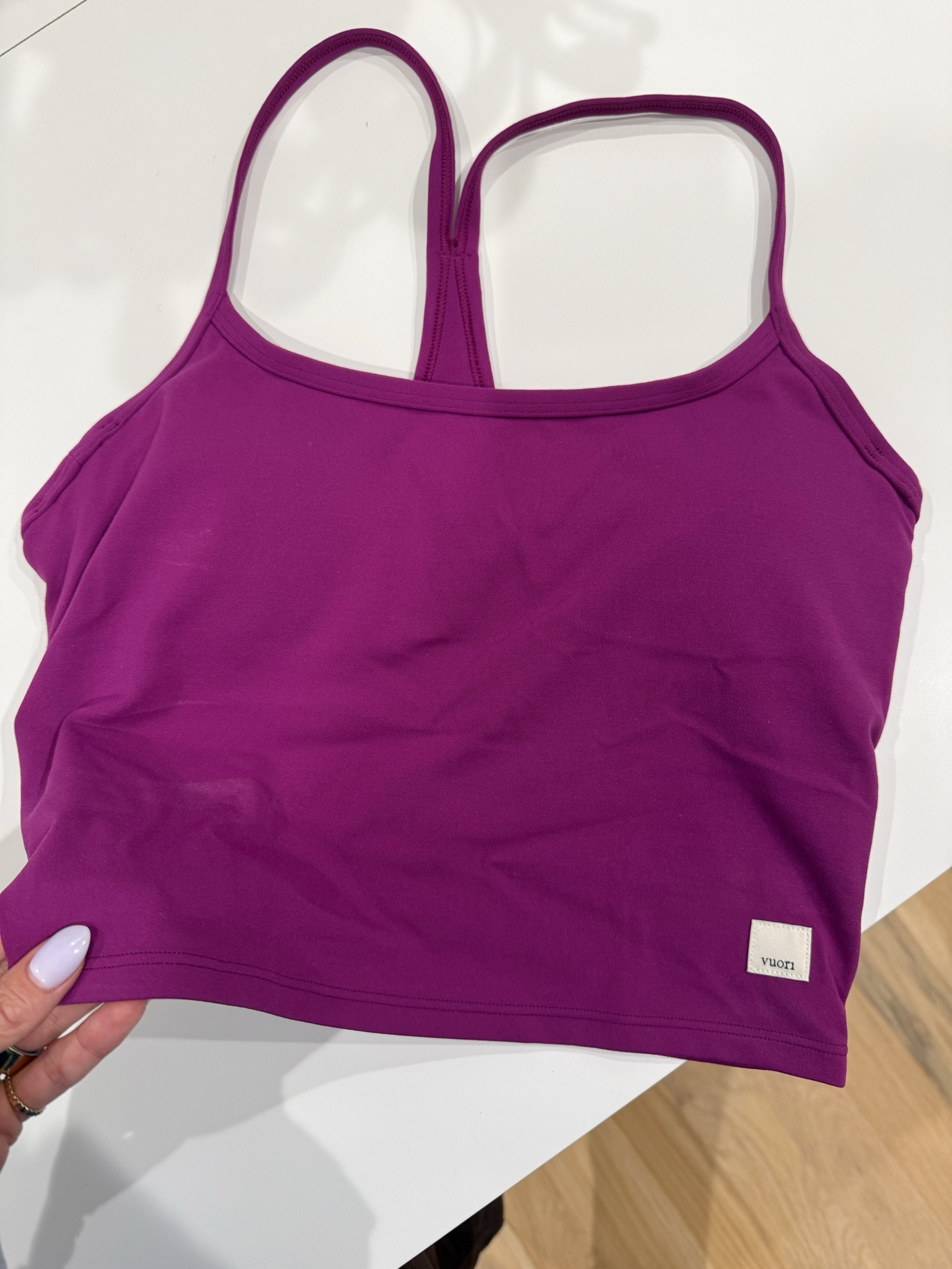Love this Vuori tank with built in bra and removable pads on sale. Size xs 

#LTKPetite #LTKFindsUnder50 #LTKSaleAlert