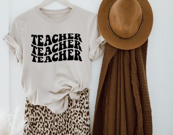 Teacher Retro Shirt Customizable  Mrs Miss Shirt | Etsy | Etsy (US)