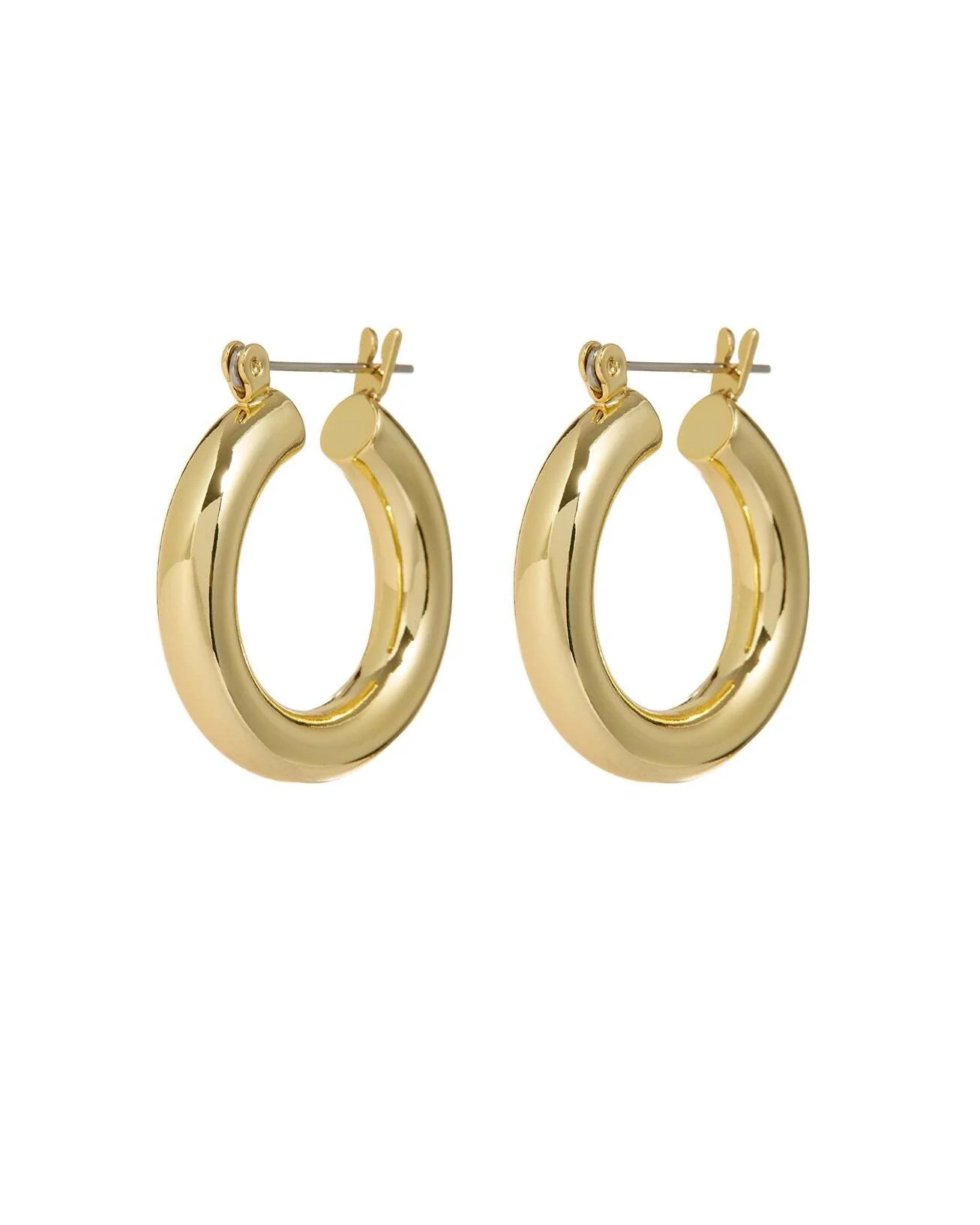 Baby Amalfi Tube Hoops- Gold | Luv Aj