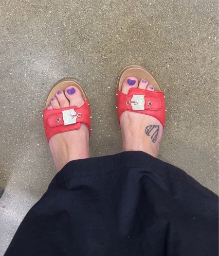 A fun update to an old classic. Red Dr. Scholl’s! These iconic sandals come in several other colors too!

#LTKfindsunder50 #LTKshoecrush #LTKover40
