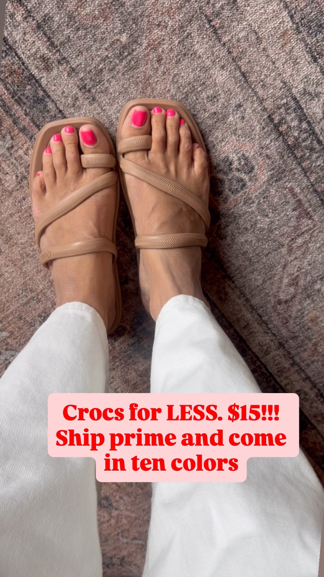 Croc look for less!
