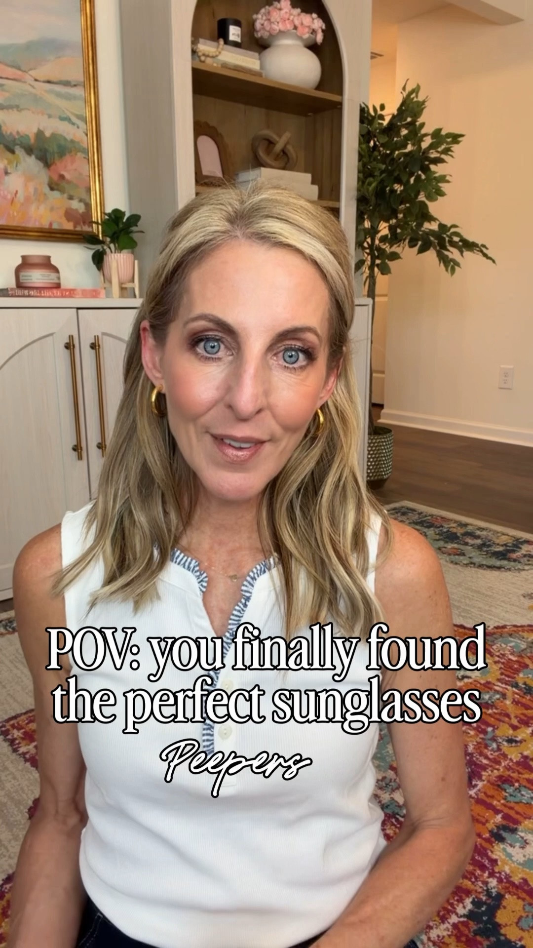 Follow + Comment PEEPERS for the links to all of these affordable glasses. 👓😎☀️

Found the sunglasses your summer wardrobe has been waiting for. The Deep Dive in Fog is the perfect soft neutral that literally goes with everything. The Center Stage Sun in Blue Quartz is bold in the best way and so flattering on. And the Boho II in Tortoise gives effortless beach vacation energy with every outfit. All lightweight, polarized, and the kind of sunnies people stop to ask about. Everything linked in my LTK.

summer sunglasses, affordable sunglasses, polarized sunglasses, neutral sunglasses, beach vacation style, summer accessories, oversized sunglasses, Peepers sunglasses, stylish sunnies, vacation outfits, mom style, over 40 fashion, over 50 fashion, casual chic style, summer wardrobe staples, trendy sunglasses, lightweight sunglasses, Walmart style, Amazon fashion, everyday accessories

#LTKselfcare #LTKootd #LTKOver40
