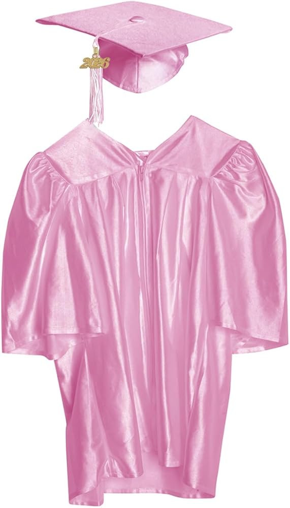 Shiny Child Graduation Cap, Gown, Tassel and 2026 Charm Set, Kindergarten Graduation and Kids Preschool | Amazon (US)