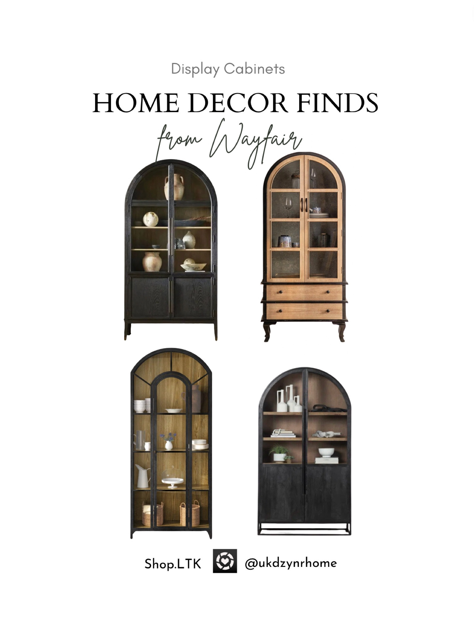 Display Cabinets from Wayfair

#LTKhome