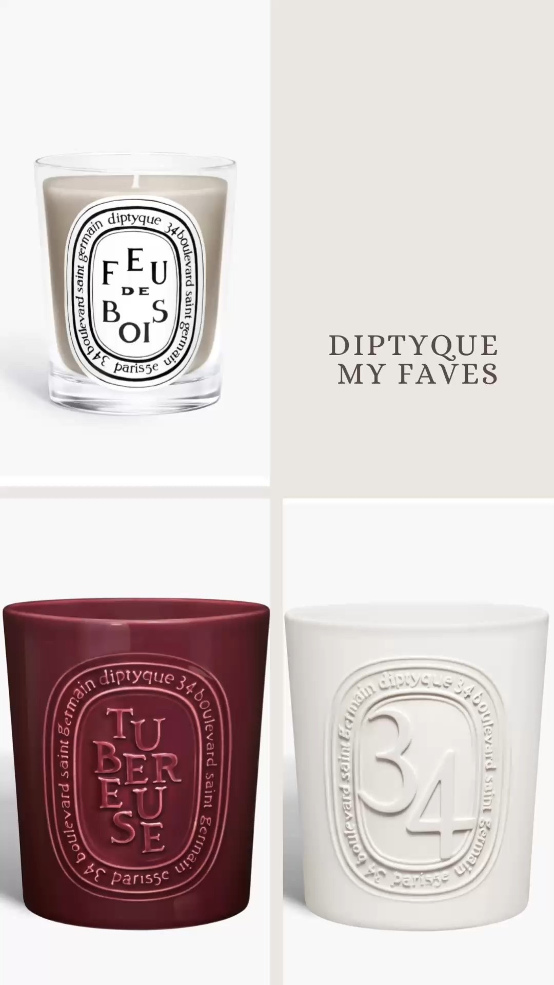 Everyday Essentials 
#candles #diptyque 

#LTKHoliday #LTKHome #LTKGiftGuide