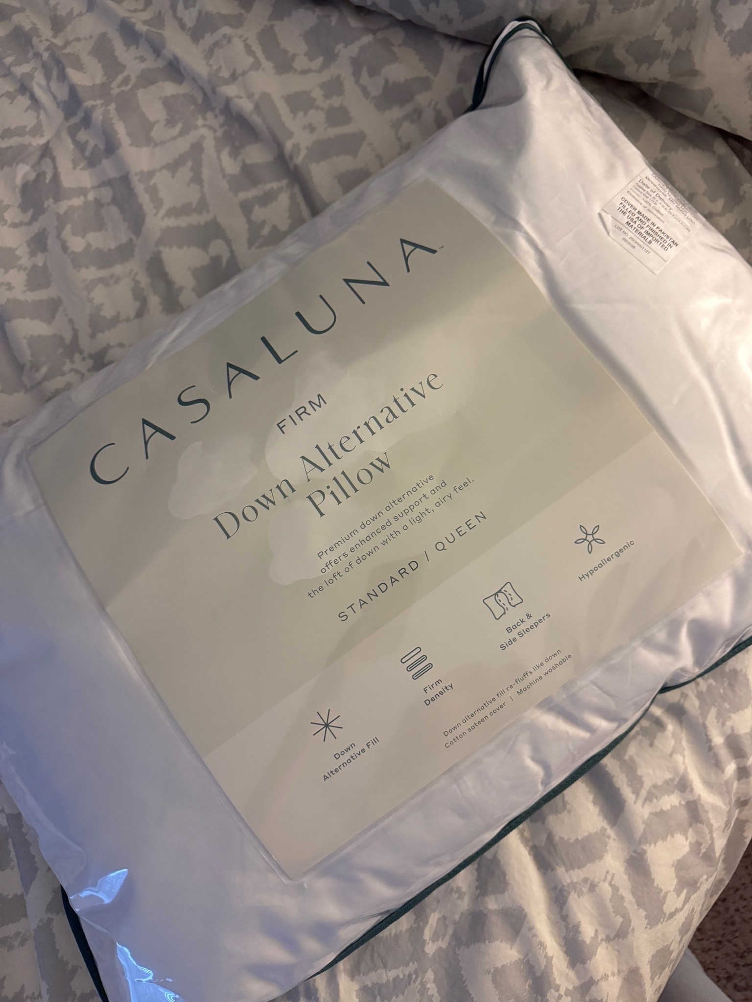 Time to get a new pillow. 😴 Being over 50 also means sleeping pillows are important! I am a side sleeper and like the feel of this pillow. I’m excited to try it out and see how it works.

#LTKOver40 #LTKHome #LTKselfcare