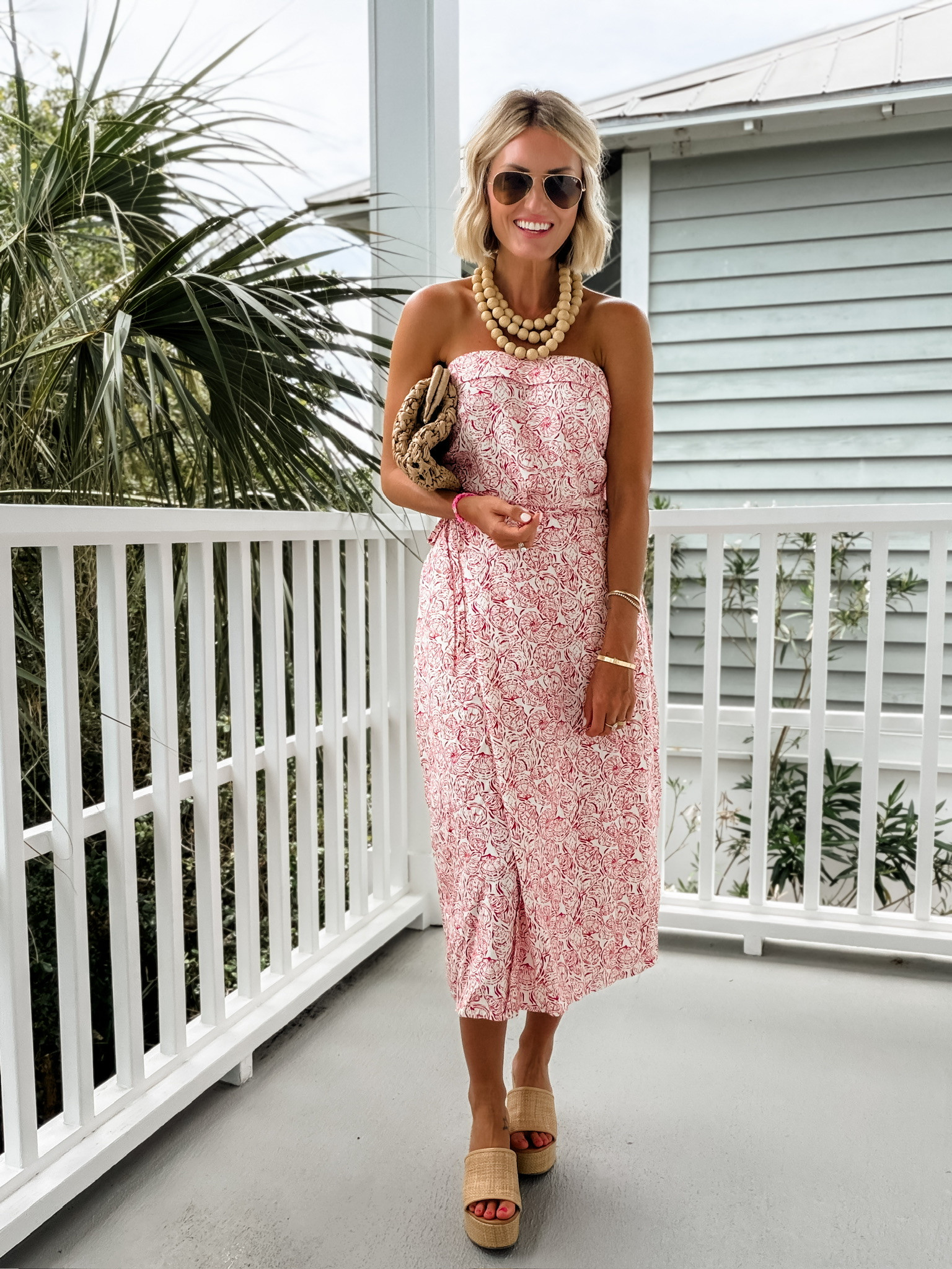 If you will be at the beach for the 4th this weekend, this red and white shell patterned set is perfect! Wearing XS!

Loverly Grey, Target, July 4th outfit inspo, matching set, beach outfit, resort wear 

 #LTKSeasonal