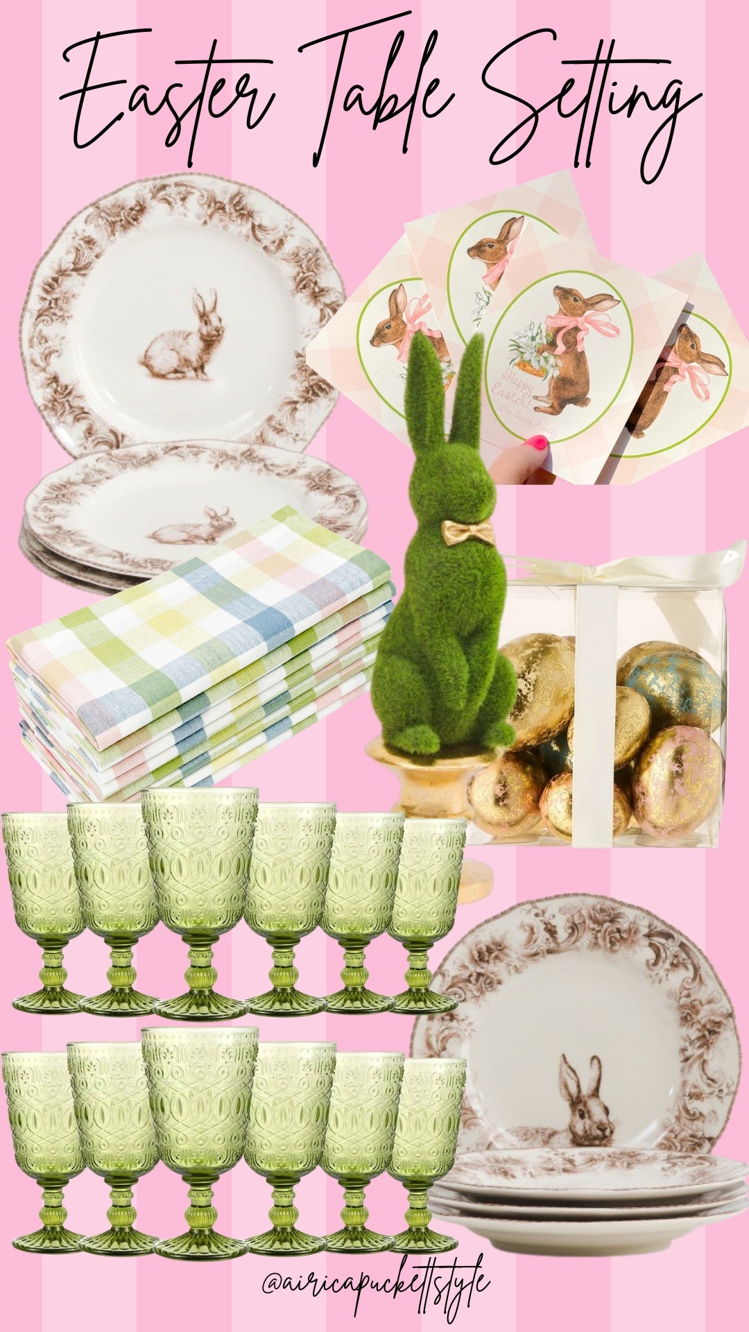 Easter table setting | home decor | spring pastels | dining room 

#LTKSeasonal #LTKStyleTip #LTKHome