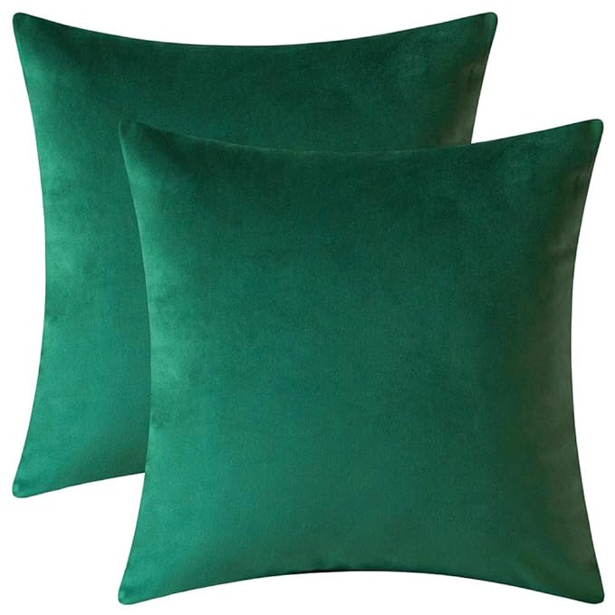 Rythome Set of 2 Comfortable Throw Pillow Cover for Bedding, Decorative Accent Cushion Sham Case ... | Amazon (US)