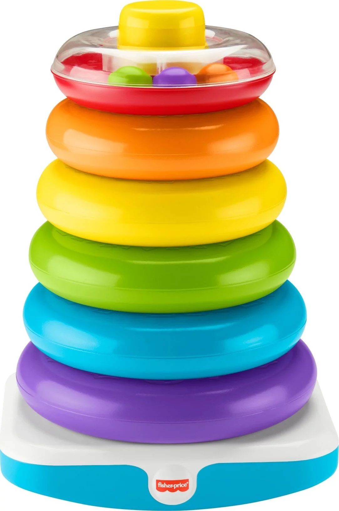 Fisher-Price Giant Rock-A-Stack Baby Toy, Ring Stacking Toy For Infants And Toddlers, 14+ Inches ... | Walmart (US)