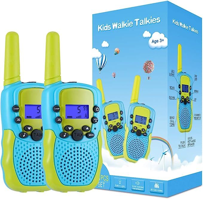 Selieve Toys for 3-12 Year Old Boys, Walkie Talkies for Kids 22 Channels 2 Way Radio Toy with Bac... | Amazon (US)