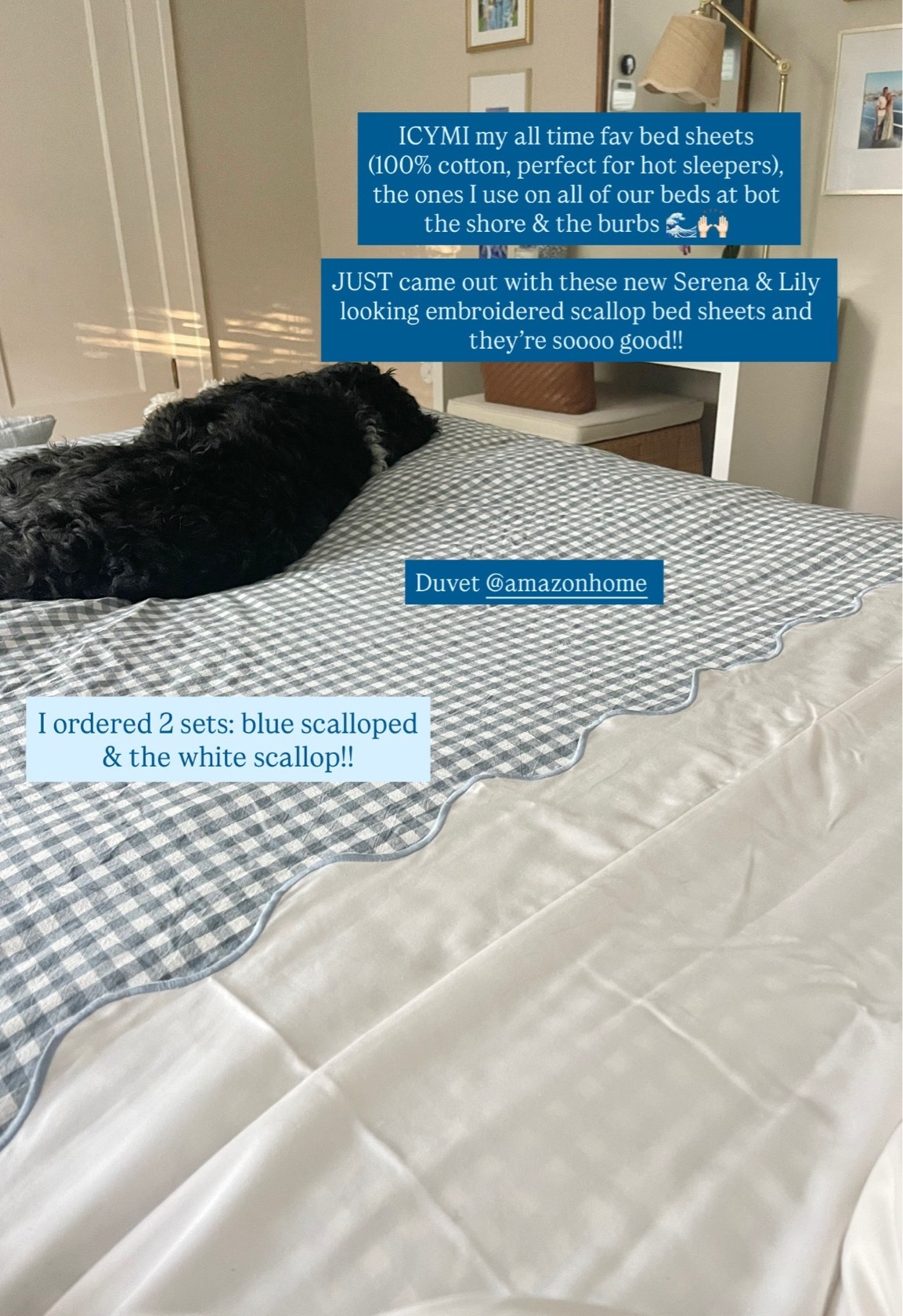 New Serena & Lily look for less sheets from Target for the win!! 😍🙌🏻 Highly recommend!! 100% cotton & great for those of us who sleep hot! 🥵

#LTKHome #LTKSaleAlert #LTKmorningroutine