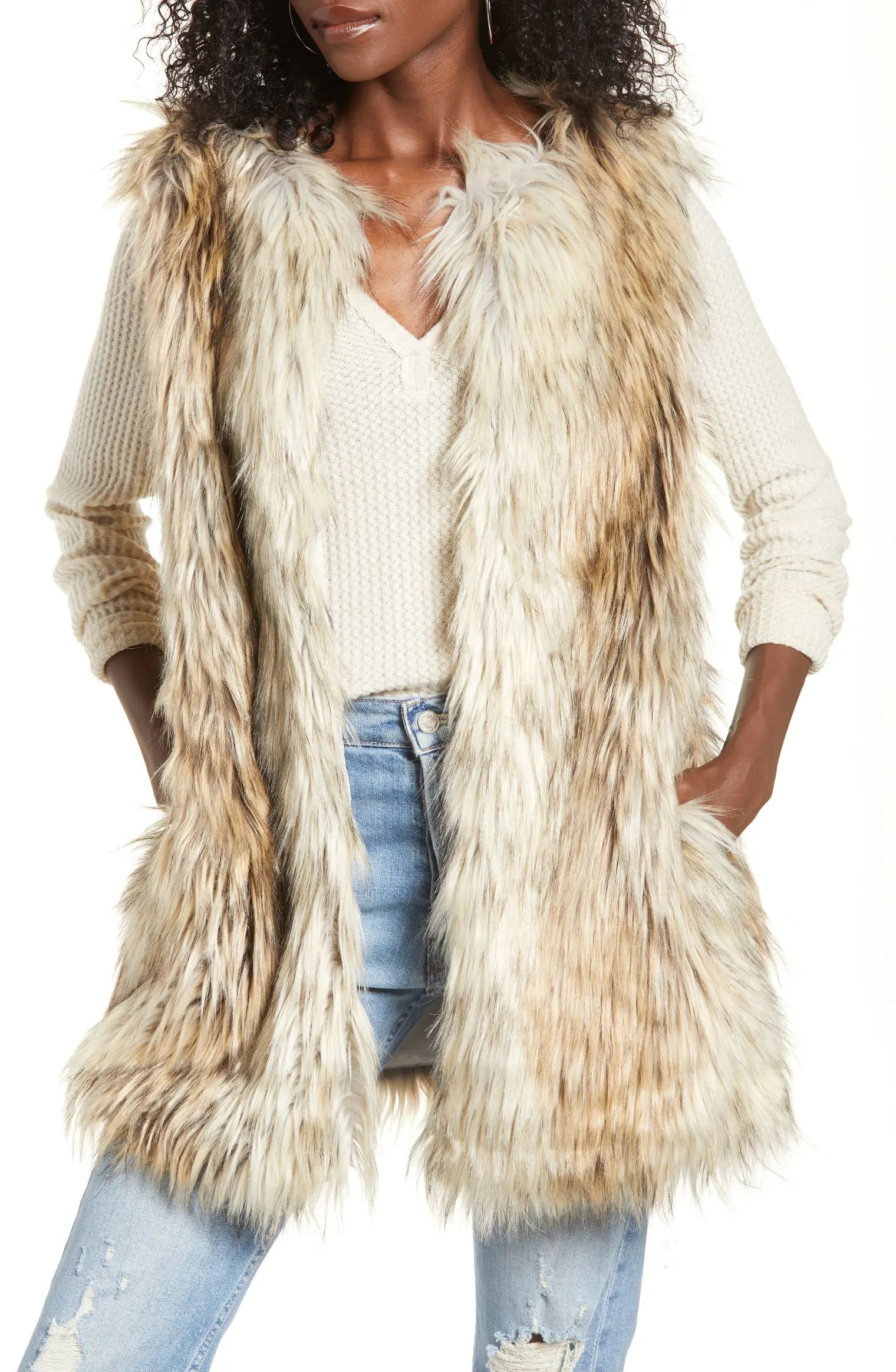 Fur-Ther-Ado Faux Fur Vest | Nordstrom