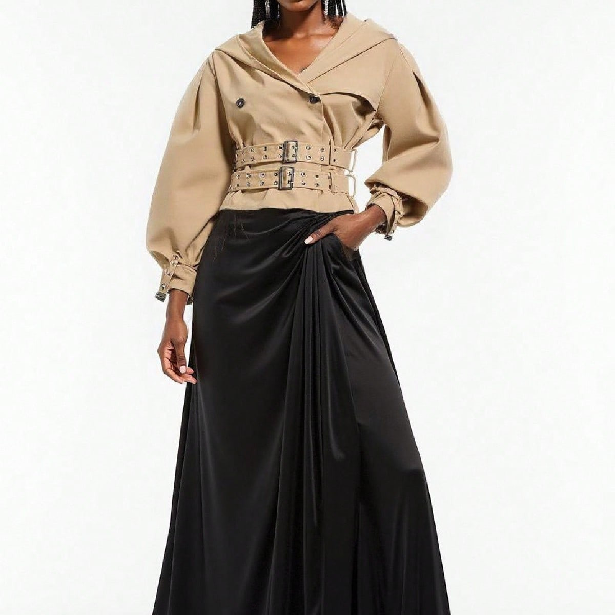 Cargo Cropped Jacket | SHEIN