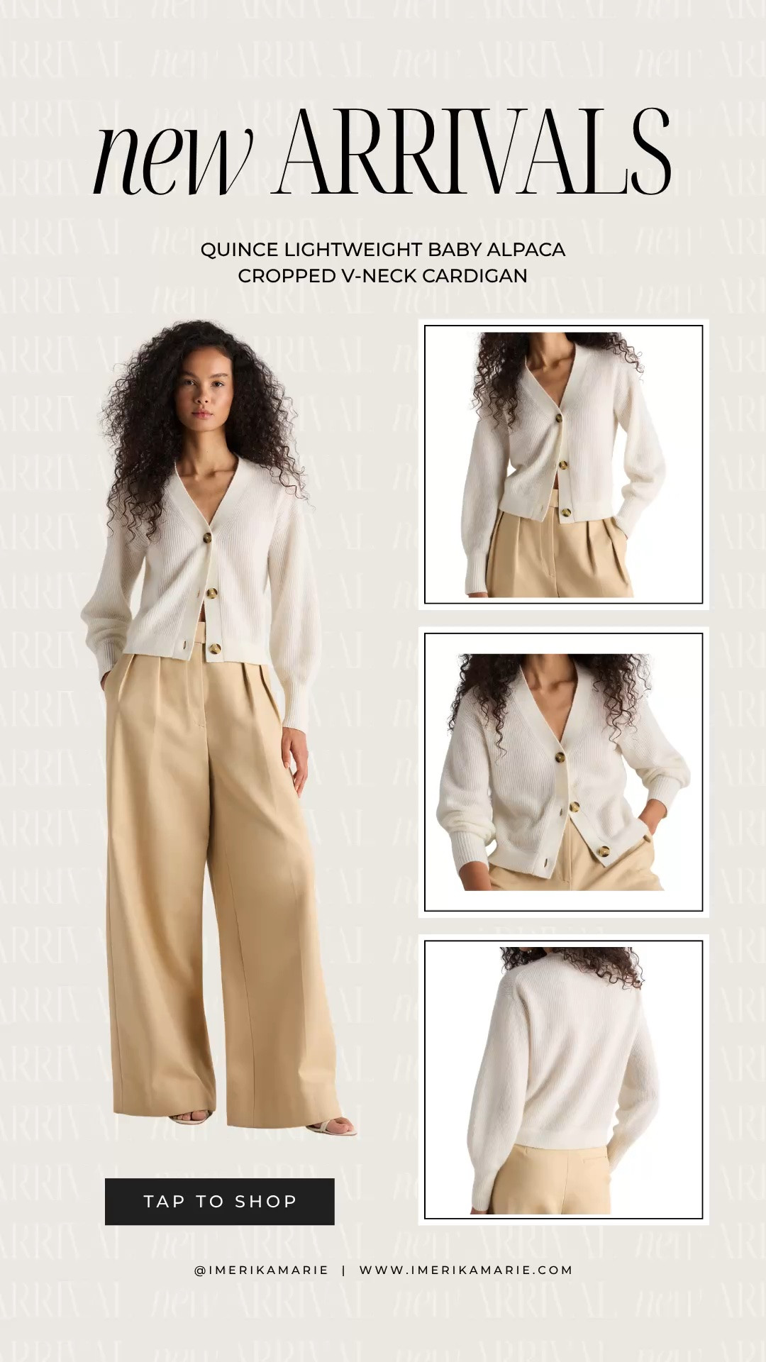 New Arrival from @Quince 

Quince Lightweight Baby Alpaca Cropped V-Neck Cardigan

#LTKootd #LTKPetite #LTKWorkwear