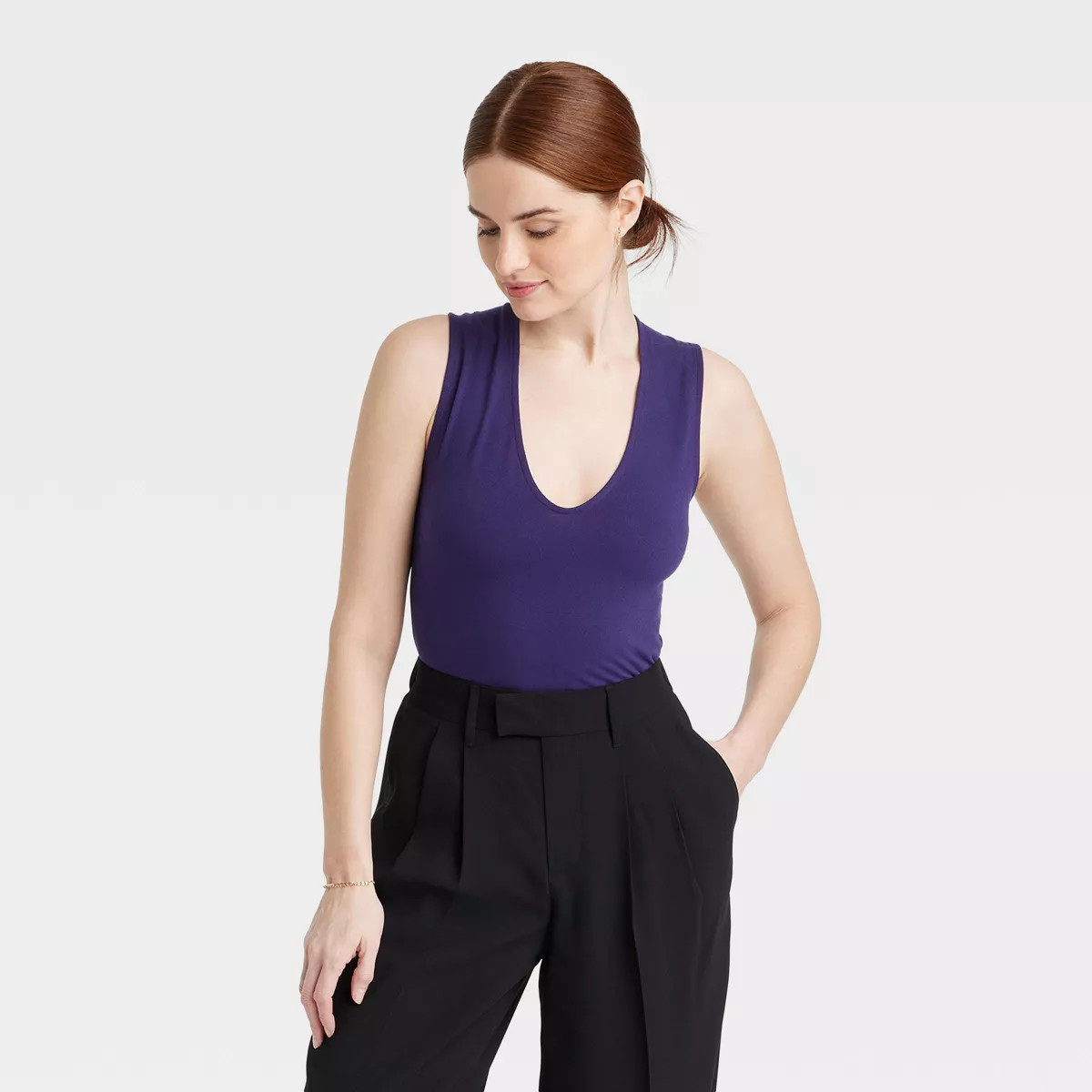 Women's V-Neck Bodysuit - A New Day™ | Target