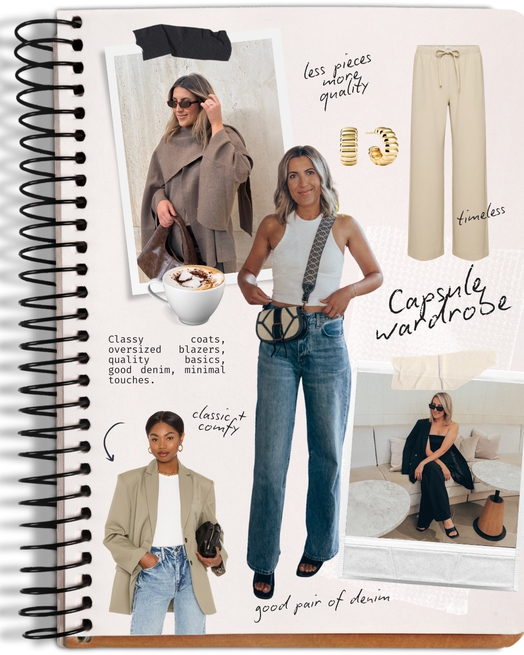 Classic capsule closet 