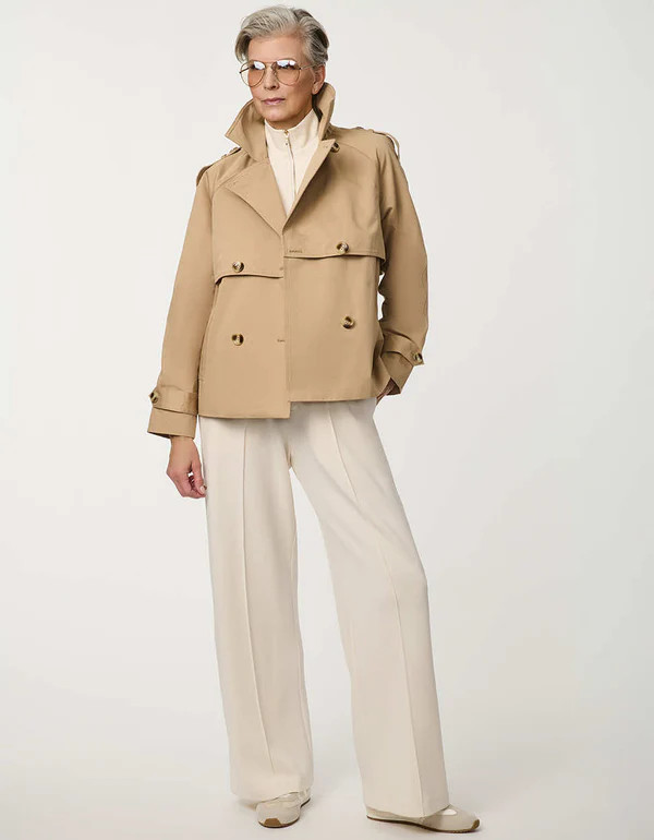 Rylan Cropped Trench | Bernardo Fashions
