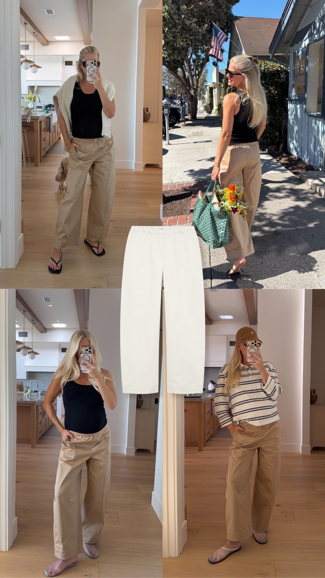 New color alert!! Wearing a medium in tops & pants (sized up for pregnancy), shoes run tts! Bottoms right wearing #kathleenpost

Casual chic outfit, errands outfit, bump friendly, maternity look#LTKBum

#LTKootd