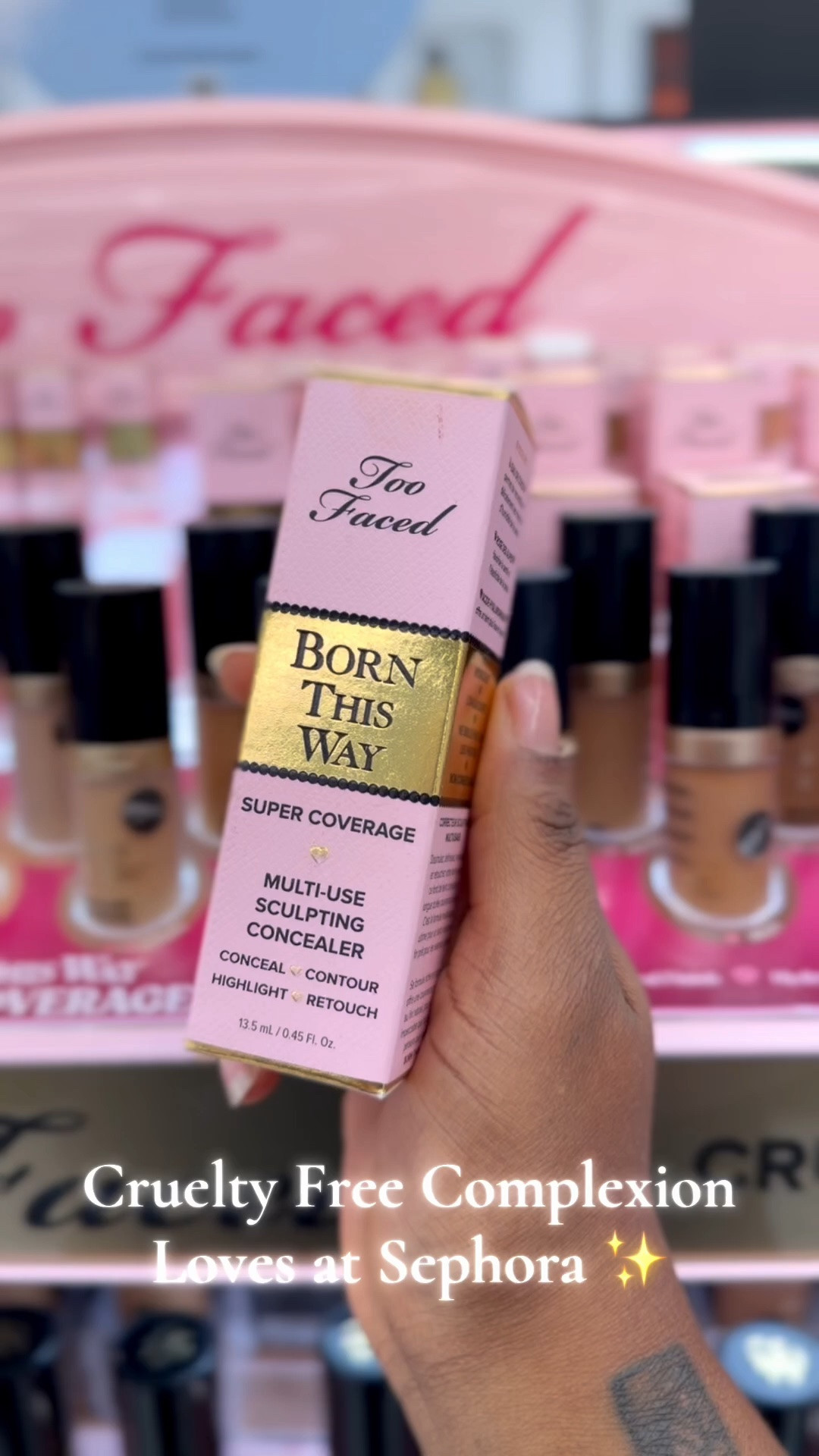 Cruelty free complexion loves at @Sephora? I got you covered. Literally lol. Too Faced Born This Way foundation and concealer are super high coverage and comfortable on the skin. Haus Labs has a beautiful shade range and finish on the skin. Danessa Myricks Colorfix is a multitasking product that’s second to none for under painting, highlighter and stunning eye looks. Makeup by Mario Surreal Skin is truly a foundation that wears and feels like skin. Another one with a fabulous shade range. Take this as a sign to re up on your complexion products!

#LTKdayinmylife #LTKBeauty