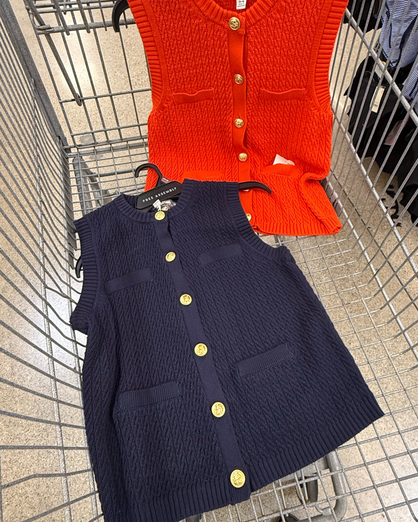 This Walmart knitted vest is giving elevated coastal prep in the BEST way ✨ The textured knit, antique gold buttons, and rich orange + navy colors make it look way more expensive than it is. Perfect layered over a crisp button down or styled solo with denim and trousers for that effortless polished look.

#LTKStyle #LTKFinds #WalmartFashion #SweaterVest #PreppyStyle #AffordableFashion #ClassicStyle #FallTransition #NeutralStyle #FashionFinds

#LTKootd #LTKgrwm #LTKOver40
