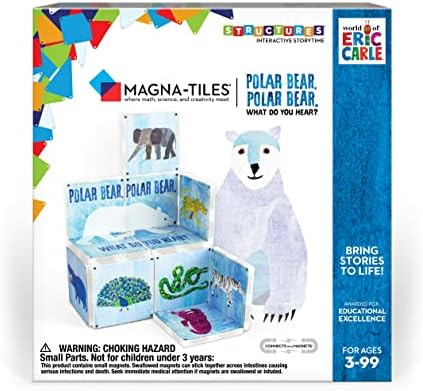 Magna-Tiles Polar Bear, Polar Bear, What Do You Hear? Eric Carle (The Very Hungry Caterpillar) Se... | Amazon (US)