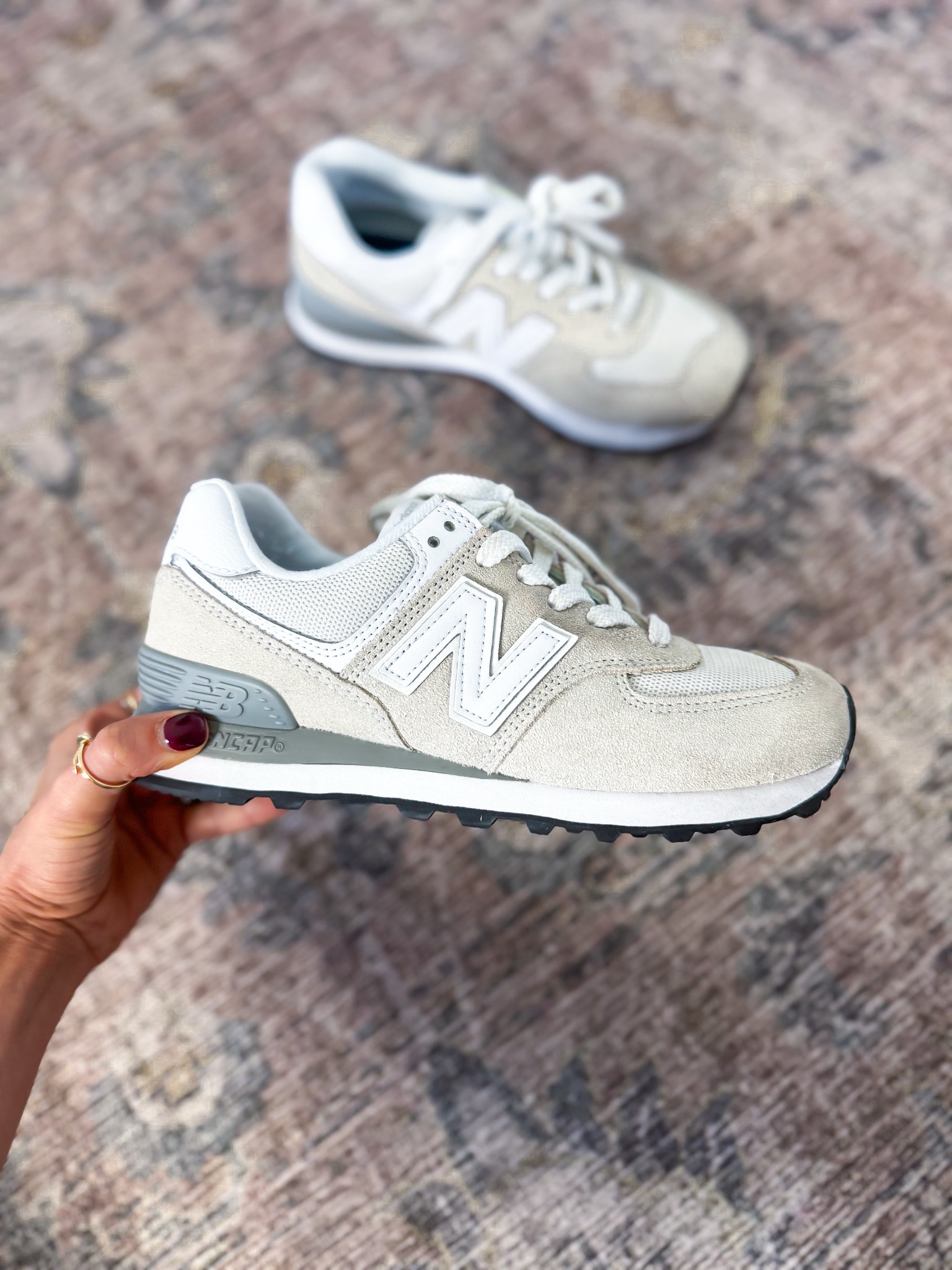 Sneakers I’m excited to wear in 2026! Athletic sneakers. White sneakers. Workout shoes. Disney shoes. Travel shoes. Travel sneakers. New Balance 574 are TTS. Have had over 2 years and so comfortable! 

#LTKActive #LTKTravel #LTKGiftGuide